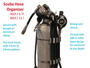 Scuba Hose Organizer for Stage Bottles