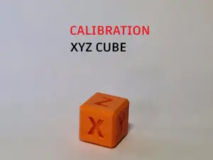 XYZ Calibration Cube