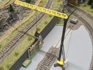 Kleiner Kran Modelleisenbahn Spur N