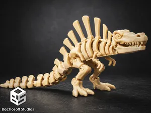 Flexi Poseable Articulated Spinosaurus Skeleton