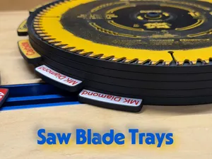 Circular Saw Blade Storage Trays
