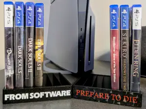 "Prepare to Die" Game Stand – PS4 / PS5 Games