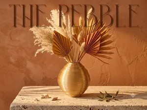 The Pebble - Ridged Stoneware Style Vase
