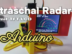 HD Radar – Live-Ultraschall-Scanner mit 1.8" TFT
