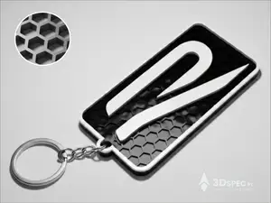 Volkswagen VW R line new logo keychain