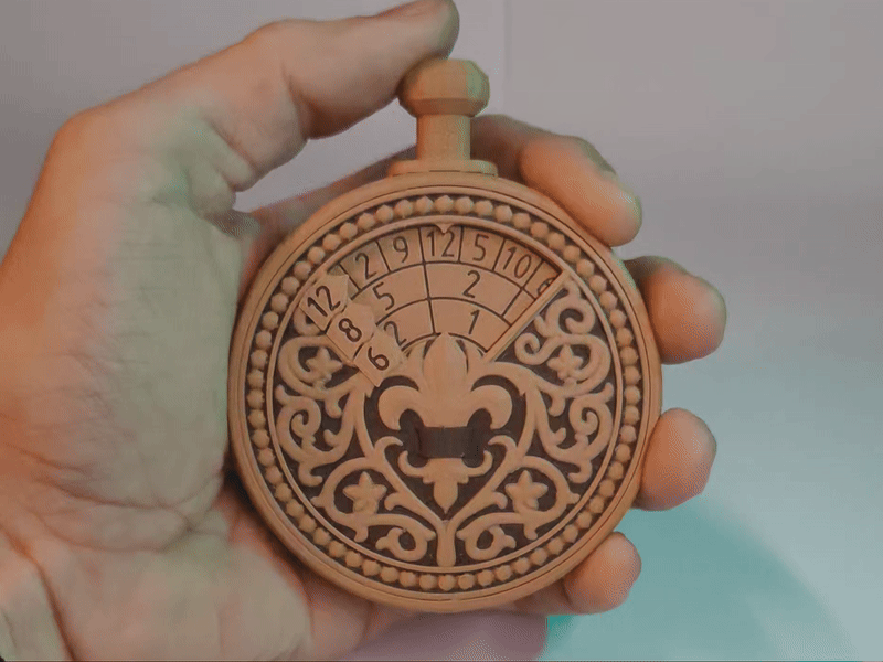 Clockwork Spinner - Vintage Dice Roller