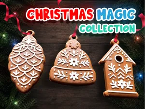 Christmas tree - gingerbread decorations 3
