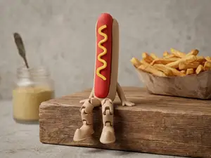 Articulated Flexi Hotdog Buddy
