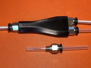 2-in-1 PTFE adapter with PC4-M6，3通进料拓展口-适配PC4-M6