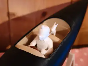 figurine Tintin et Milou pour sous marin