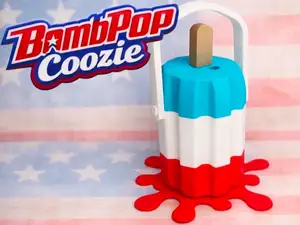 Bomb Pop Can Coozie 4th of July Cooler
