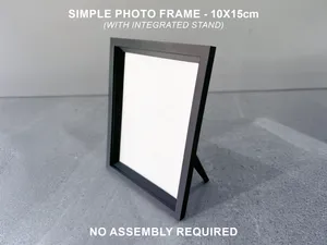 Simple Photo Frame (10x15cm) with Integrated Stand