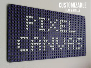 Pixel Canvas - functional art for boring walls