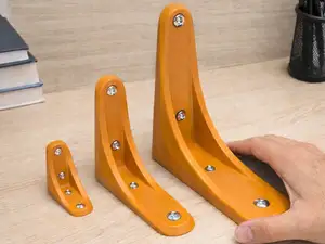 Geschwungene Wandwinkel 3Größen Stabil Regalhalter