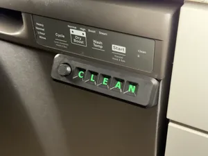 Dishwasher Sign with 35 degree bracket