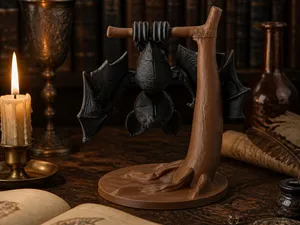 Hanging Bat Tree Flexi Gothic Toy