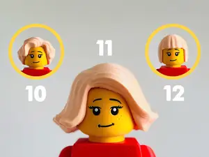 Short Female Hairstyles for Basic Big Brick Figure