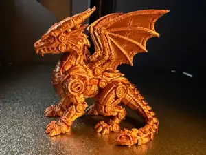Steampunk Dragon - Clockwork Wyrmling