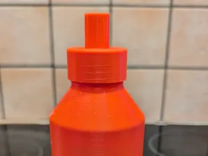 Bouteille bec verseur pour poudre lave vaisselle