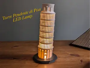 Leaning Tower of Pisa - LED Lamp