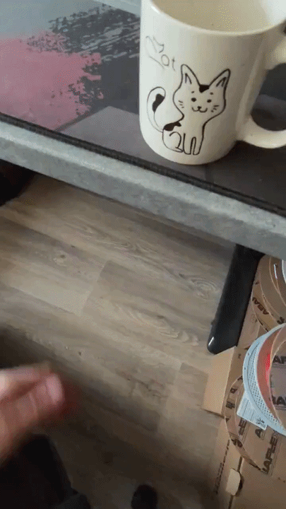 Orbis - rotative underdesk cup holder