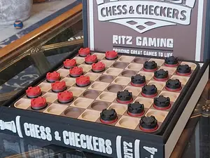 CHESS & CHECKERS - Bookcase Edition