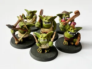 Supportless 25mm Goblin Troop