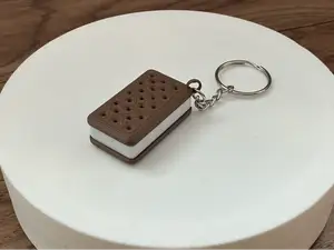 Ice Cream Sandwich Keychain