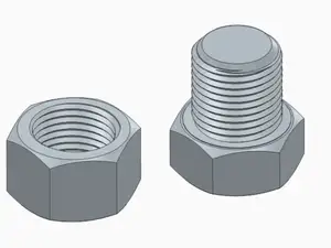 Screw nut BSPP 1/8 1/4 3/8 1/2 5/8 3/4 Collection