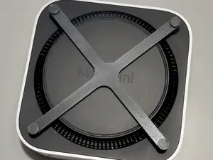 Mac mini M4 power button base