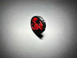 Abarth wheel center cap for alloy wheels