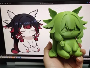 原神 少女 哥伦比娅 Columbina Hyposelenia 表情包摆件