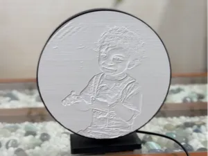 Round Lithoframe with Stand!