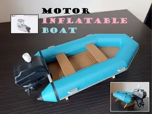 Motor Inflatable Boat, colorized no AMS, Kit 010