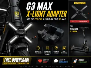 Ninebot Segway G3 MAX X Light Mount
