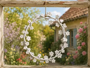 Spring Blossom Wreath Floral Decoration