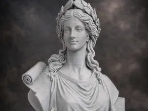 Clio Bust – Greek Muse of History Statue