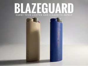 Bic Lighter and Cigarette or Joint Case