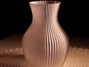 Modern Spiral Vase – Decorative 3D Print Design
