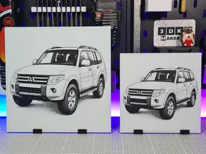 Mitsubishi Pajero – Hueforge – 3 Colors