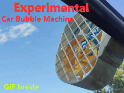 Car Bubble Machine