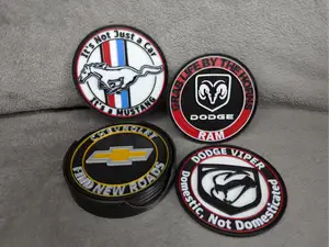 Car Logo Stackable Coaster Set - American Edition