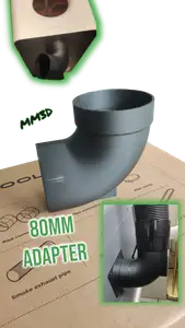 80mm 90-Degree Tube Adapter (e.g., AP2 Filter)