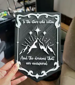 ACOTAR Wall Plaque, To the Stars that Listen
