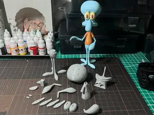Spongebob 海绵宝宝章鱼哥拼装手办
