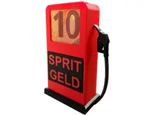 Spritgeld Tanksäule Geldgeschenk