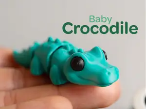 Mini Crocodile - Articulated & Keychain