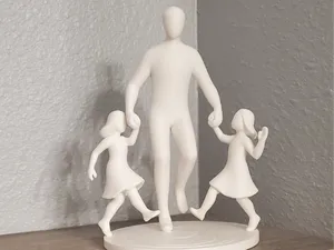 Father with Daughters