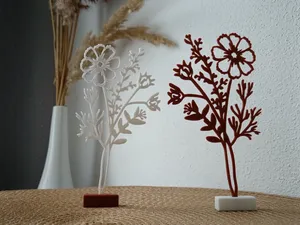 Flowers in a stand