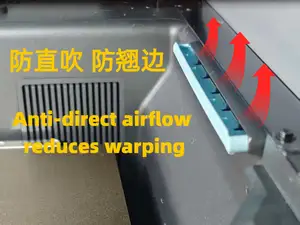 仅5g 防直吹X2D辅助风扇导流板导流扩散器冷却导向防翘边防翘曲导风管风扇导流板打印机配件升级改装件